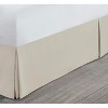 LISM 14 Inch Drop Microfiber Bed Skirts Hotel Quality Pleated Shrinkage and Fade Resistant - 4 of 4