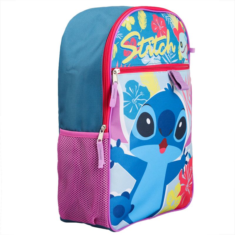 Stitch 16" Backpack 5pc Set, 3 of 7