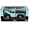 1956 Ford F-100 Pickup Truck Light Blue and Black Limited Edition to 6250 pieces Worldwide 1/24 Diecast Model Car by M2 Machines - 3 of 3