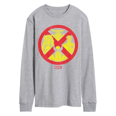 Men's - Marvel - X-Men Logo Characters Long Sleeve Graphic T-Shirt - image 1 of 3