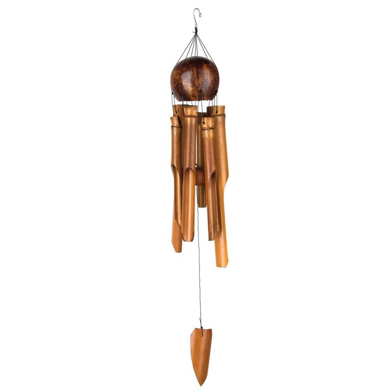 Woodstock Wind Chimes For Outside, Garden Décor, Outdoor & Patio Décor, Whole Coconut Chime Wind Chimes, 1 of 7