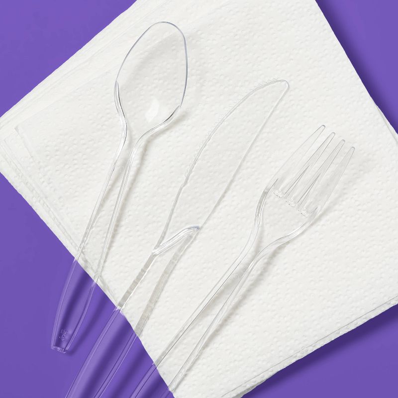 Premium Plastic Forks, Spoons and Knives - 192ct - up &#38; up&#8482;, 3 of 5