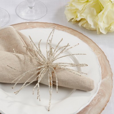Saro Napkin Ring Collection Napkin Ring (Set of 4)