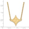 Black Bow Jewelry 14k Yellow Gold Furman Paladins NCAA Necklace 18 Inch - 2 of 4
