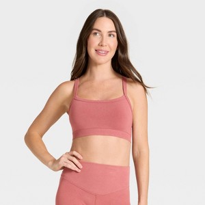 Women's Modal Seamless Light Support Sports Bra - All In Motion™ - 1 of 4