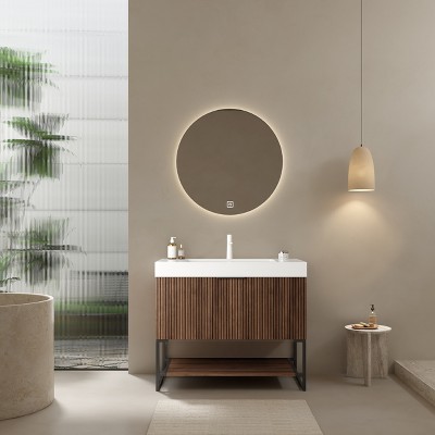 Versatile Bathroom Vanity with Sink: Elevate Your Space with Clean Lines and Contemporary Style in Any Finish