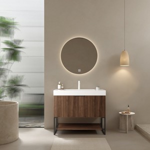 Versatile Bathroom Vanity with Sink: Elevate Your Space with Clean Lines and Contemporary Style in Any Finish - 1 of 4