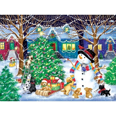 Sunsout Christmas Street 1000 pc  Christmas Jigsaw Puzzle 35333