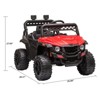 12V Kids Ride On Truck Car Electric Ride On Toy for Toddles with Remote Control, Spring Suspension, Led Lights, Music - 3 of 4
