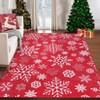Christmas Rug Washable Solid Rug Runners for Hallways Non Slip Bathroom Rug Non Shedding Kitchen Rugs Xmas Holiday - 2 of 4