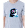 MTV Mens' Music Television Glitch Moonman '80s Logo Sleep Pajama Set Multicolored - 2 of 4