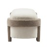 GDFStudio Candy Minimalist 51" Rounded Storage Ottoman Bench - 4 of 4