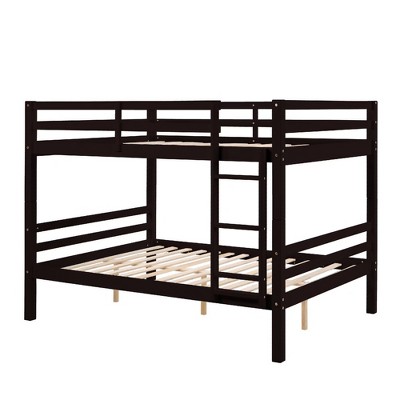 Dsvimoy Bed Bunk Bed with Easy Assembly and Eco Friendly Materials for Kids Room, Black, 79.13"*59.06"*61.81"