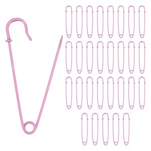 Unique Bargains Sewing Upholstery Spring Lock Blanket Bulk Large Safety Pins 30 Pcs - 1 of 4