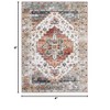 Machine Washable Vintage Rug for Living Room, Soft Low Pile Floral Carpet, Non Slip Area Rug for Bedroom Dining Room - 2 of 4