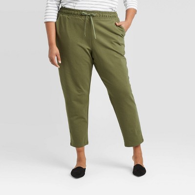 womens knit jogger pants