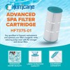 Hurricane 2 Pack HF7375-01 Advanced Pool and Spa Filter Cartridge Replacement for PCD75N, Unicel C-7375, Filbur FC-3964, Caldera 75 - 2 of 4