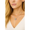 Hollywood Sensation Heart Necklace Cubic Zirconia Crystal - 2 of 4