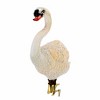 Morawski 5.0 Inch White Swan Clip-On Bird Clip-On Plumage Water Tree Ornaments - 4 of 4