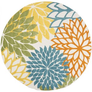 Nourison Aloha Floral Bloom Indoor Outdoor Area Rug - 1 of 4