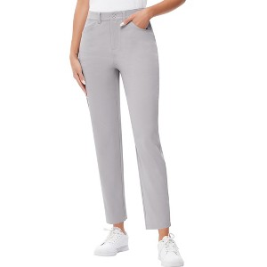 Clearlove Women's Golf Performance Work Pants Stretch Tech Fabric Slim Fit Business Casual Trousers with Moisture Wicking - 1 of 4