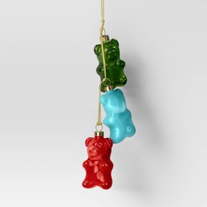 Christmas Set of 3 Gummy Bear Ornament - Wondershop™ - 1 of 3
