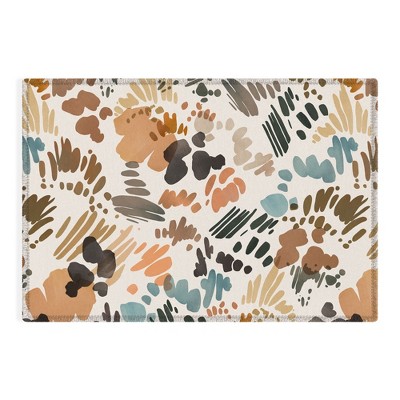 Marta Barragan Camarasa Modern Abstract Of Brush Stroke 2' x 3' Rug - Deny Designs
