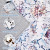 COZONY Vintage Floral Carpet Mat Rug, Washable Non-Slip Low Pile Runner for Hallway Kitchen Entryway Bedroom - 4 of 4