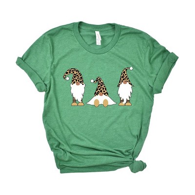 Simply Sage Market Women's Leopard Gnomes Short Sleeve Graphic Tee