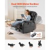 VEVOR Power Lift Recliner Chair, Lift Chair with Heat and Massage for Elderly, Dual Motor Recliner Chair with 2 Anti-Fall Ropes, (Medium, Dark Gray) - 4 of 4