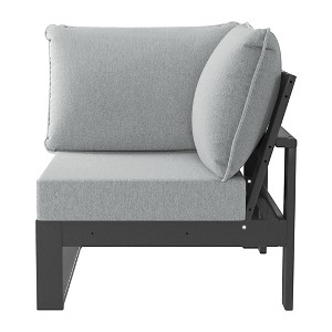 WestinTrends Montara Outdoor HDPE Sectional Corner Sofa Seat with Water-Proof Cushions - 1 of 4