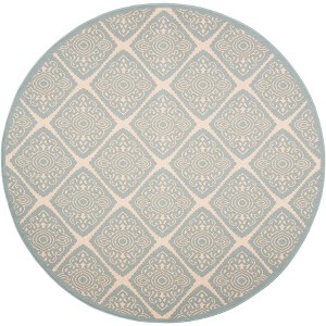 Linden LND132 Power Loomed Indoor/Outdoor Rugs - Safavieh - 1 of 3