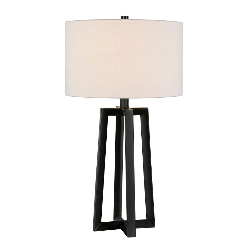 Hampton & Thyme 24.5" Tall Table Lamp with Fabric Shade, 4 of 9