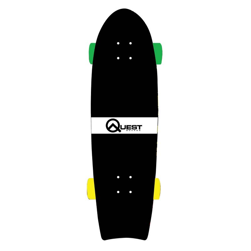 Quest Boards 32&#34; Cruiser Skateboard, 1 of 4