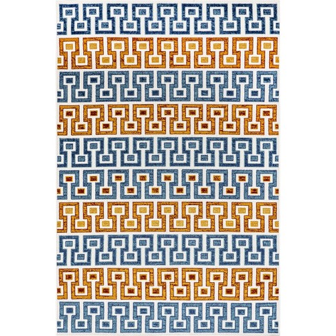 Tempaper 3' X 7'6 Mudcloth Indoor/outdoor Vinyl Floor Rug : Target