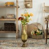 Uniquewise Decorative Antique Style 2 Handle Metal Jug Floor Vase for Entryway, Living Room or Dining Room Tall Elegant Home Decor Accent - Metal Vase - 2 of 4