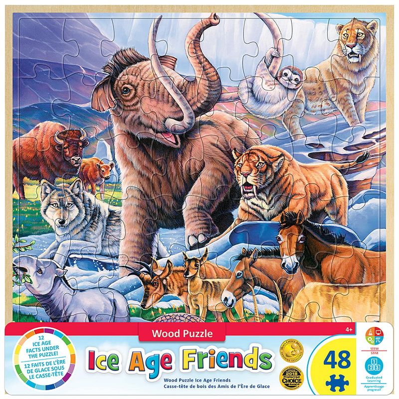 MasterPieces Inc Ice Age Friends 48 Piece Real Wood Jigsaw Puzzle, 1 of 7