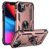 SaharaCase Kickstand with Belt Clip Case for Apple iPhone 13 and iPhone 14 Rose Gold (CP00132) - 3 of 4