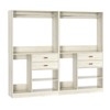 Aheaplus 40'' Freestanding Closet Organizer with Hanging Rods, Closet System with Drawers, Storage Shelves - 2 of 3