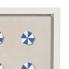 Kate and Laurel Sylvie Distant Summer Framed Canvas by Rachel Bolgov, 22x22, White - 3 of 4