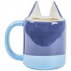 Adult Bluey Sculpted Face 15oz Ceramic Mug - 4 of 4