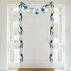 Big Dot of Happiness Hanukkah Menorah - 90 Chain Links and 30 Paper Tassels Decoration Kit - Chanukah Holiday Party Paper Chains Garland - 21 feet - 3 of 4