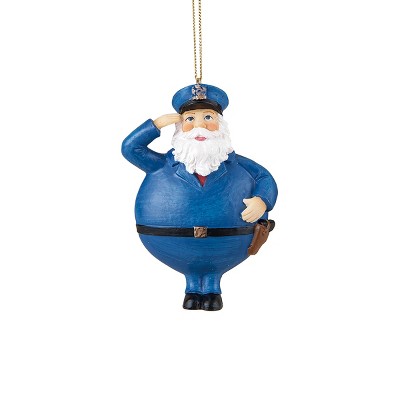 Gallerie II Santa Policeman Ornament