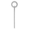 Black Bow Jewelry Sterling Silver, Jersey Collection, Large Number 1 Pendant - 2 of 4
