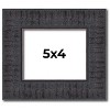 PosterPalooza | Photo Size Distressed Brown Picture Frame - UV Acrylic, Foam Board Backing, Hanging Hardware - 2 of 4
