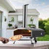 VEVOR Portable Outdoor Oven, 12-inch Pizza Oven, Pellet & Chips & Charcoal Tri-Fuel, Iron Spray Pizza Grill - 2 of 4