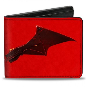 Adult The Batman Movie Bat Wings Weathered Bi-Fold Wallet - 1 of 3