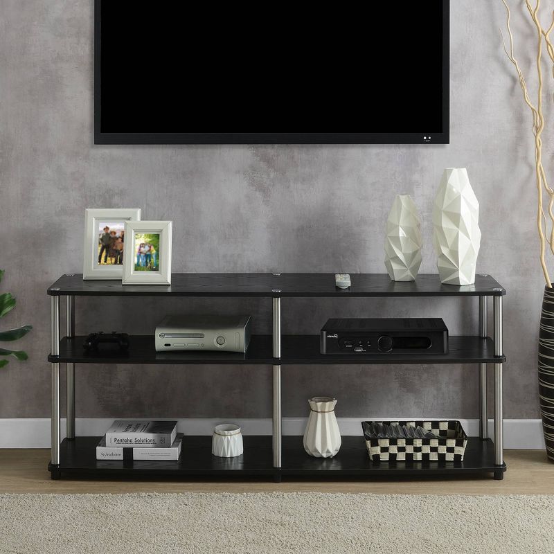 3 Tier TV Stand for TVs up to 60" - Breighton Home, 3 of 7