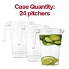 Smarty Had A Party 52 oz. Clear Round Plastic Disposable Pitchers - 24 pcs - 4 of 4