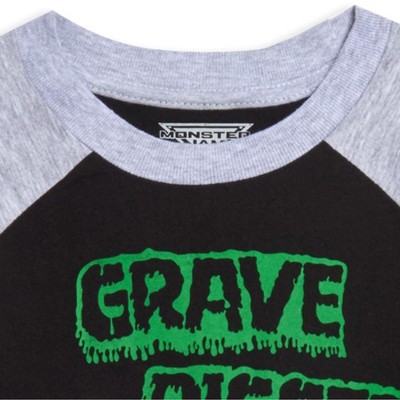 Monster Jam Little Boys 2 Pack Long Sleeve Graphic T-Shirts Multicolored 7-8 — фото 4